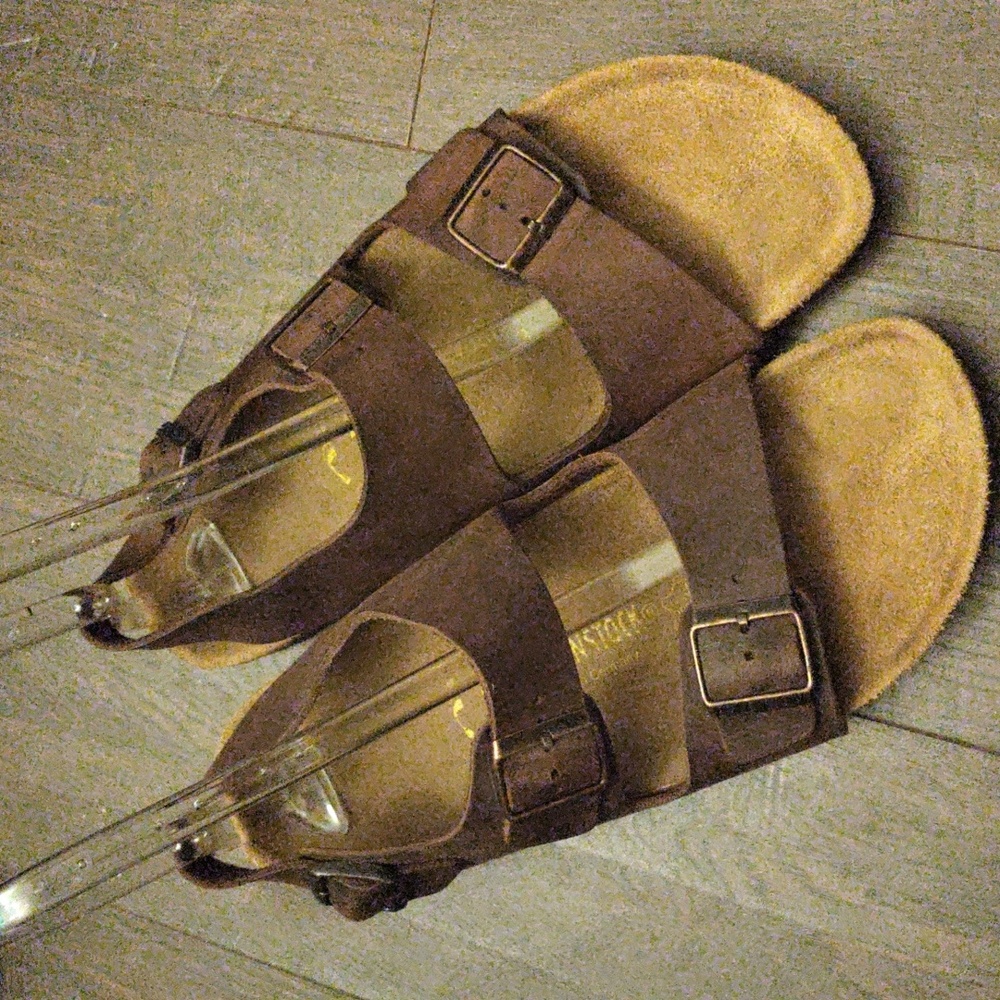 Birkenstock Milano Sandals - Habana Oiled Leather